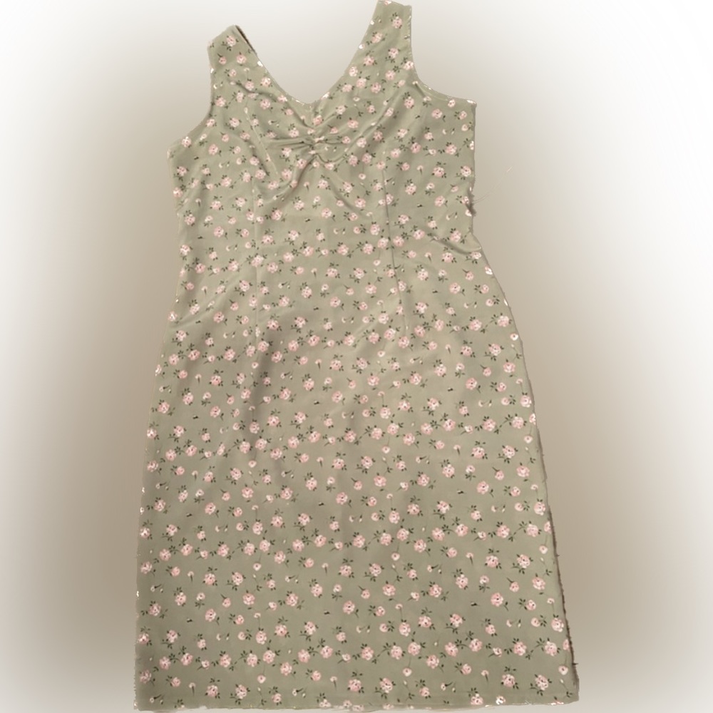 Northern Reflections Green Floral Dress